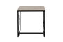 Hanah Home Juego de Mesas de Café Defne - Negro, Travertine